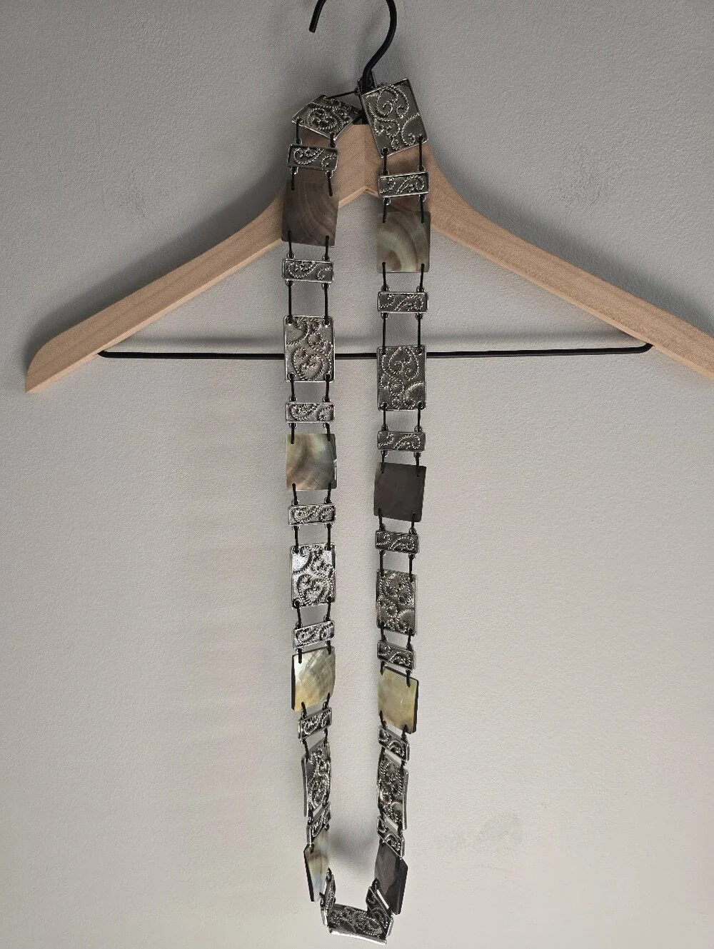 Vintage Abalone Western-style belt